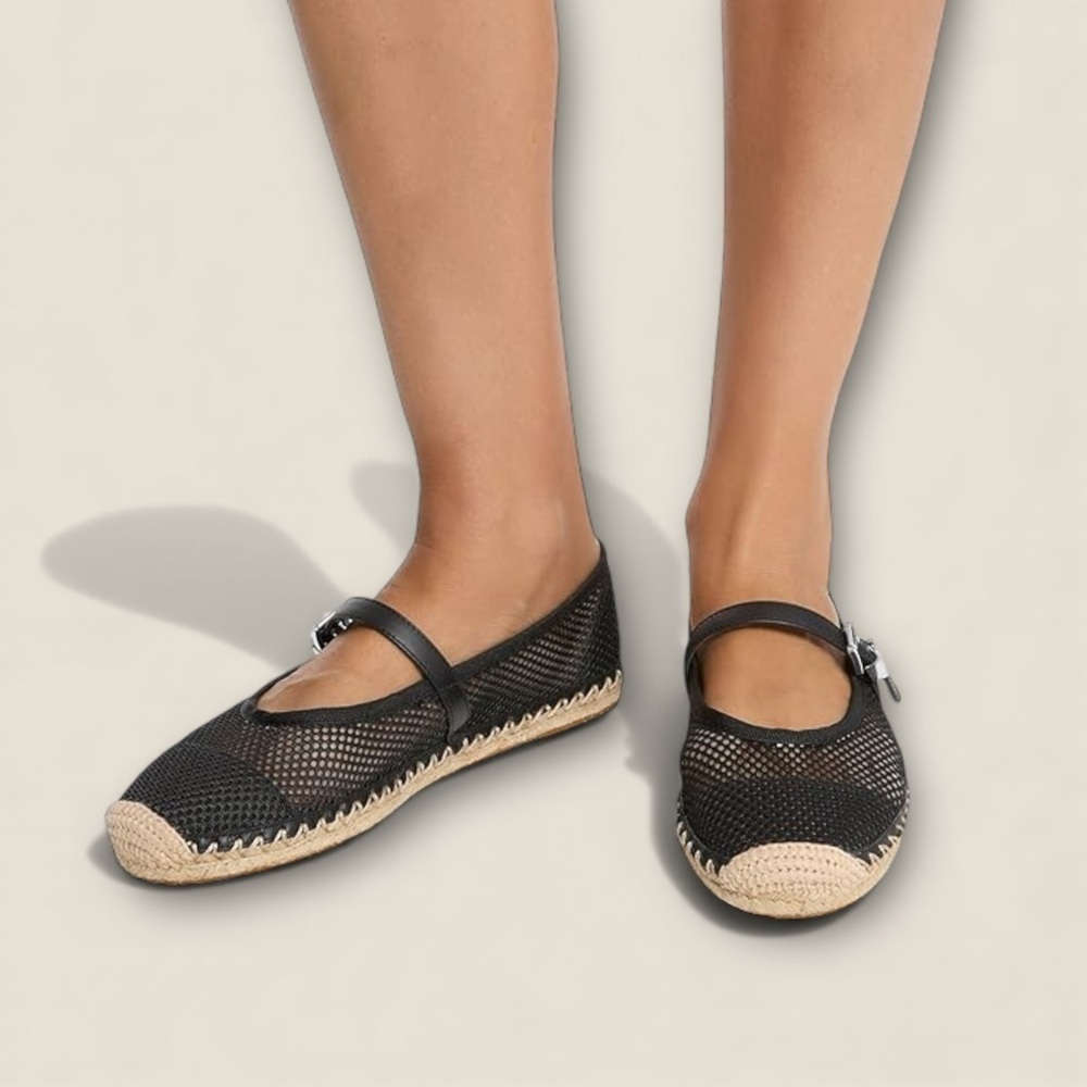 Michael Kors Black Mesh Espadrilles - Picture 5 of 5